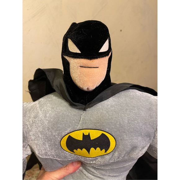 Nanco DC Comics 32” BATMAN Super Hero Plush Stuffed Doll Toy w/ Cape - Picture 9 of 11